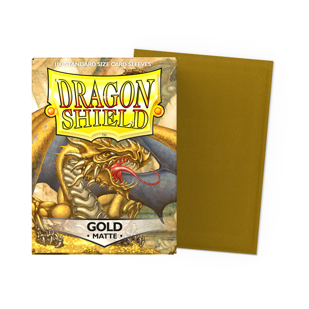 Dragon Shield Sleeves - Matte [Gold]