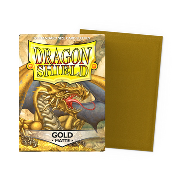 Dragon Shield Sleeves - Matte [Gold]