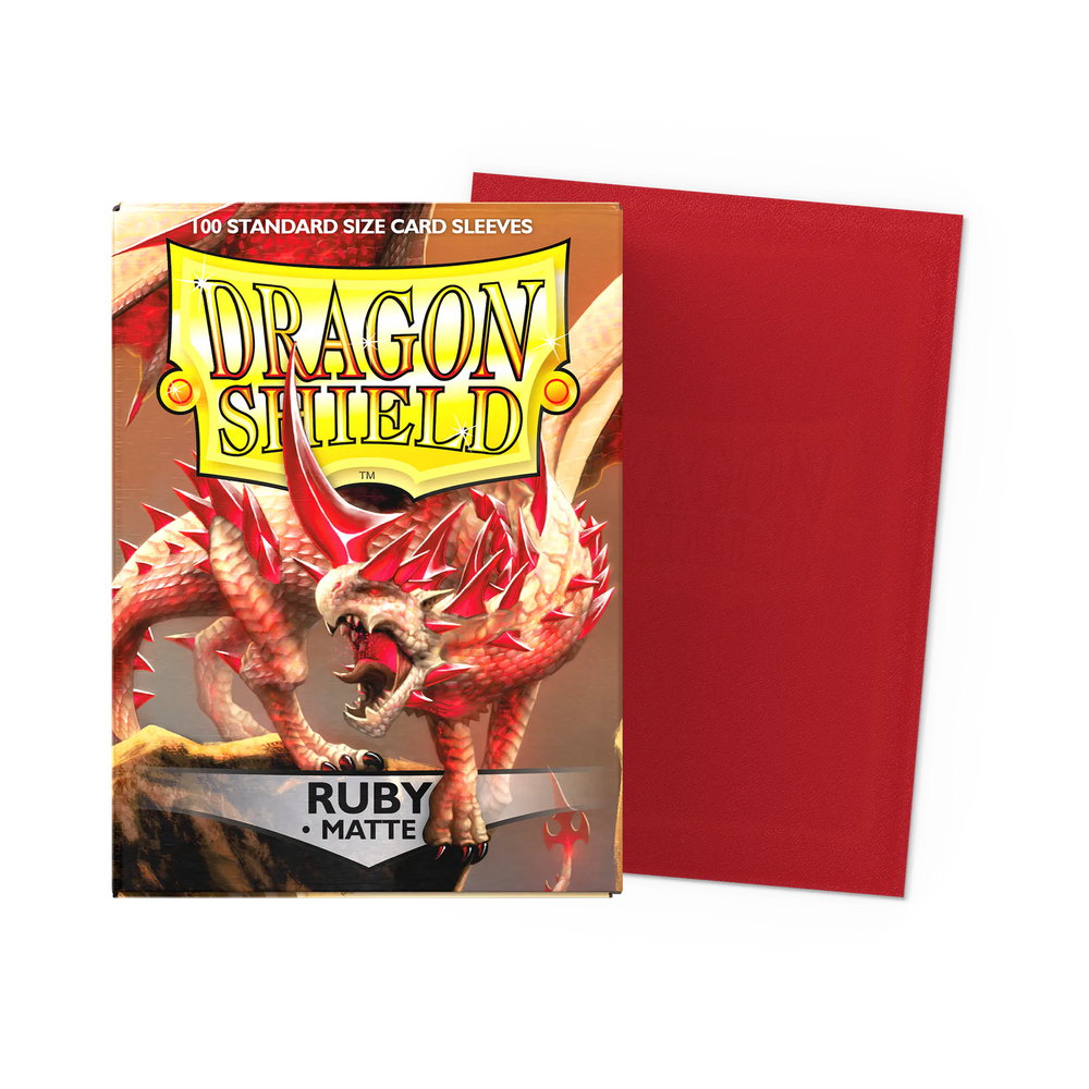 Dragon Shield Sleeves - Matte [Ruby]