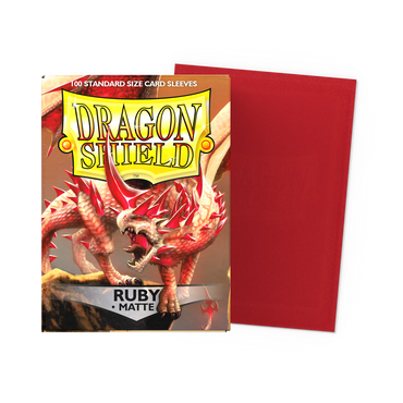 Dragon Shield Sleeves - Matte [Ruby]