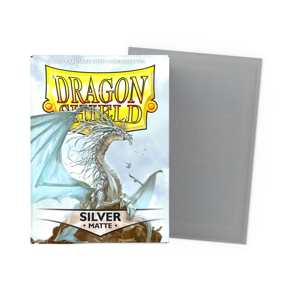 Dragon Shield Sleeves - Matte [Silver]