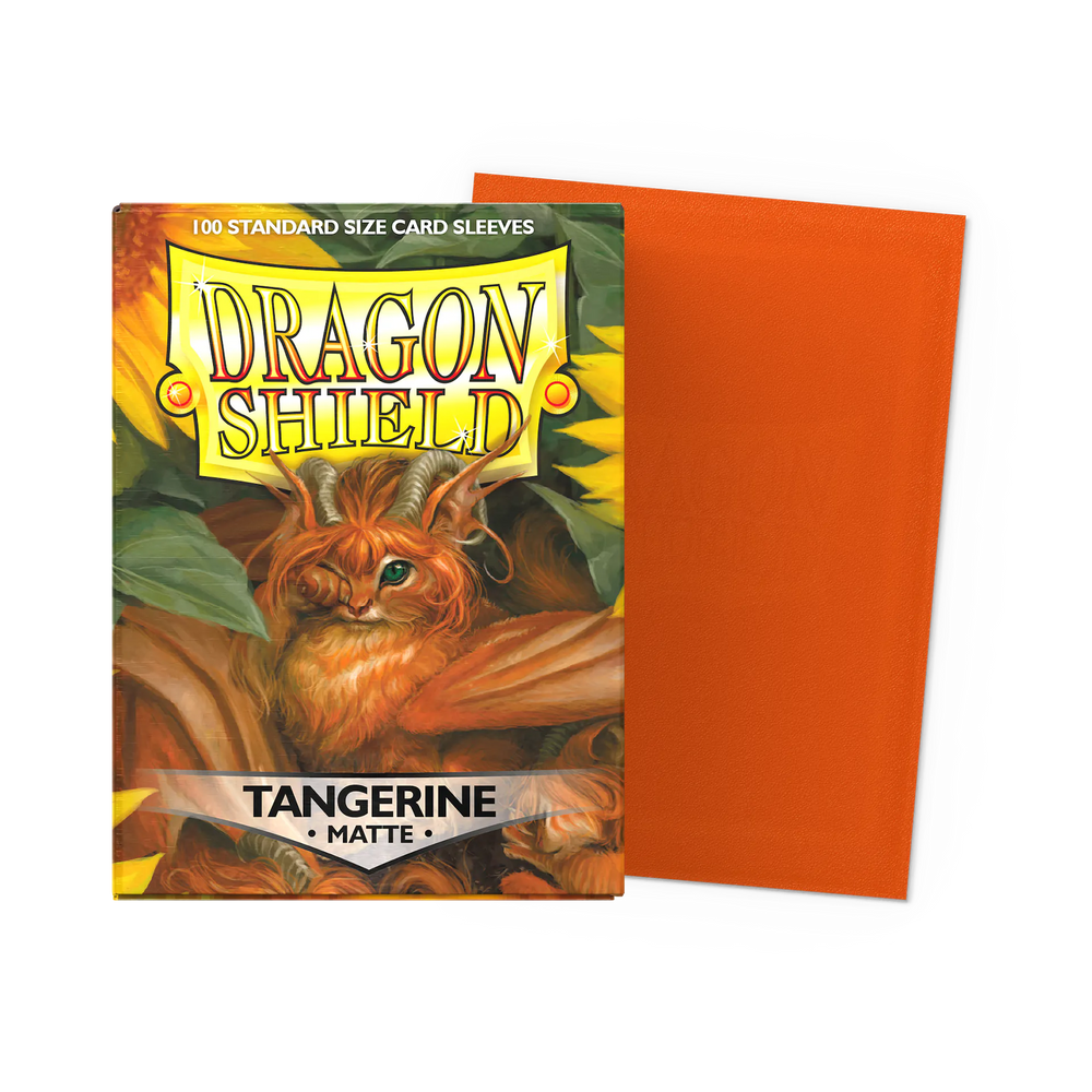 Dragon Shield Sleeves - Matte [Tangerine]