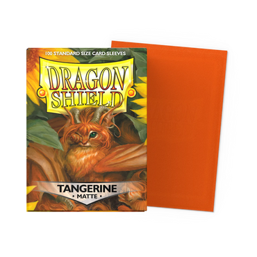 Dragon Shield Sleeves - Matte [Tangerine]