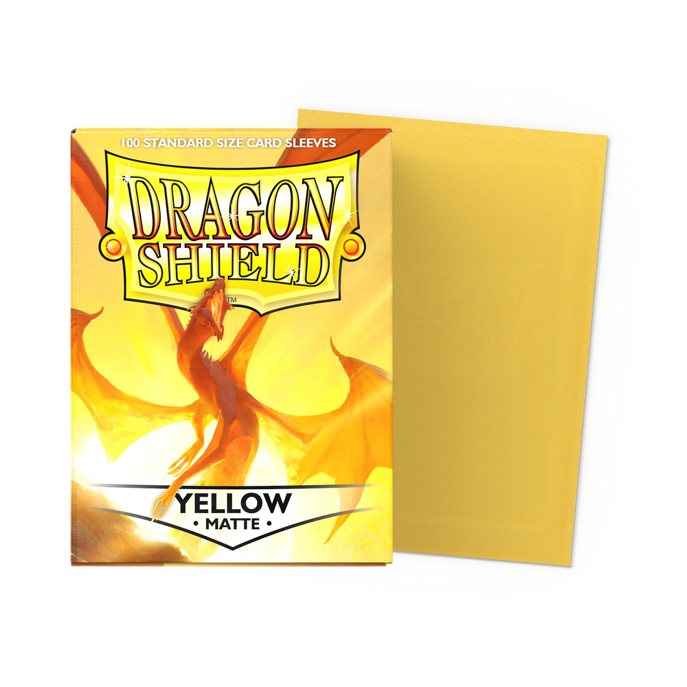 Dragon Shield Sleeves - Matte [Yellow]