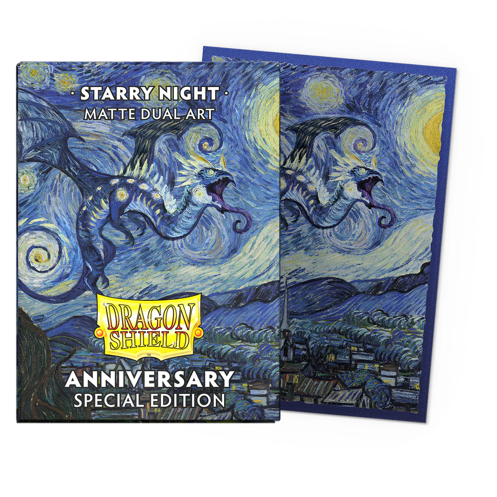 Dragon Shield Sleeves - Matte Dual Art [Starry Night]