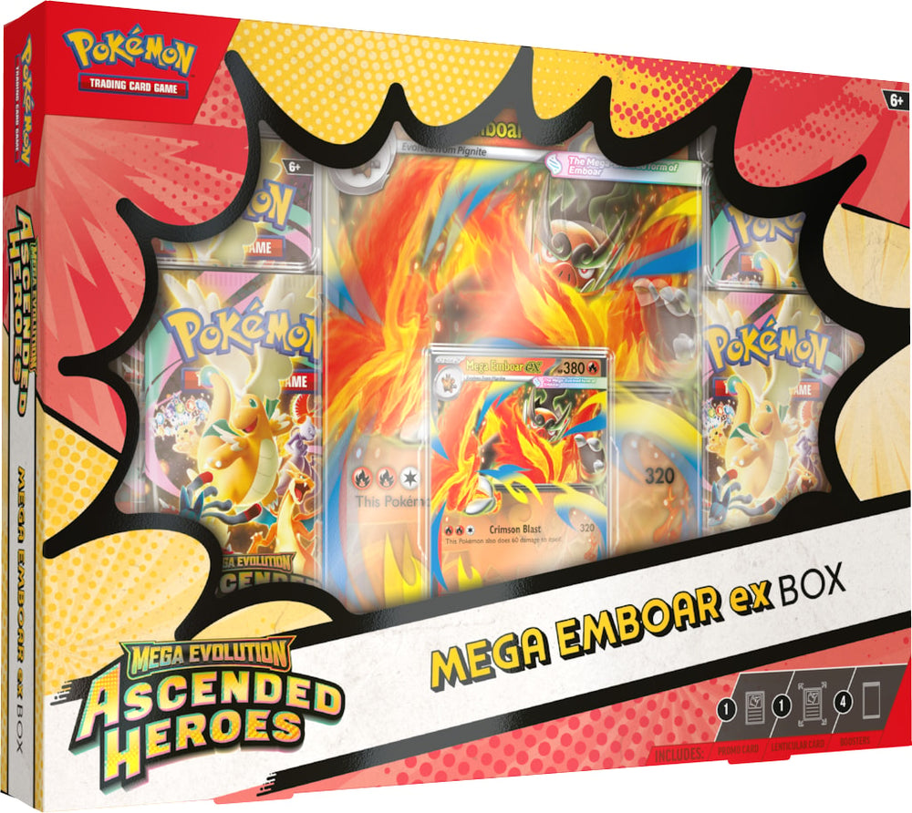 Pokemon Mega Evolution - Ascended Heroes Mega Emboar ex Box [ME02.5]