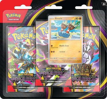 Pokemon Mega Evolution - Pitch Black 3-Pack Blister [ME05]