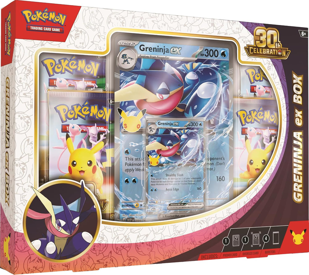 Pokemon TCG: 30th Celebration Greninja ex Box