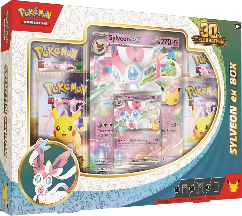 Pokemon TCG: 30th Celebration Sylveon ex Box