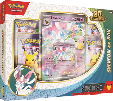 Pokemon TCG: 30th Celebration Sylveon ex Box