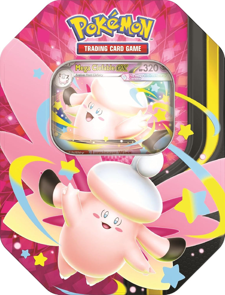 Pokemon Mega Moonlit Tin (Mega Clefable ex)
