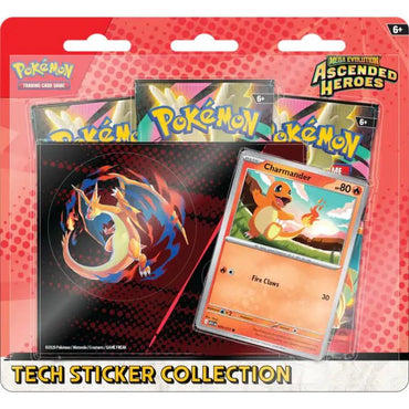 Pokemon Mega Evolution - Ascended Heroes Tech Sticker Collection (Charmander) [ME02.5]