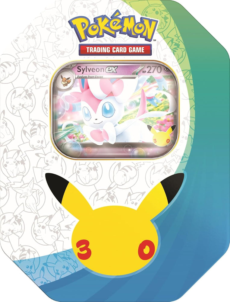 Pokemon TCG: 30th Celebration Tin (Sylveon ex)