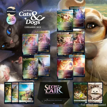 mtg secret lair commander deck from cute to brute MAGIC : Limited Edition Sealed EUR 345,96 faced cards featuring a cute side with original art by Nana Qi and a BRUTE SIDE WITH ORIGINAL ART BY GODMACHINE Magic: The Gathering TCG: Secret