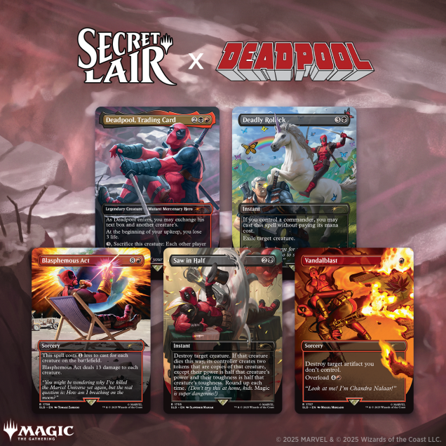 SLD] Secret Lair x Marvel's Deadpool