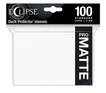 Ultra Pro Eclipse Matte Standard Deck Protector Sleeves [Arctic White]