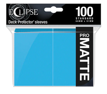 Ultra Pro Eclipse Matte Standard Deck Protector Sleeves [Sky Blue]