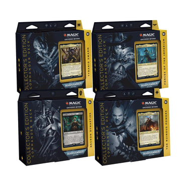 [40K] Warhammer 40,000 Collector's Edition Commander Deck - Set of Four