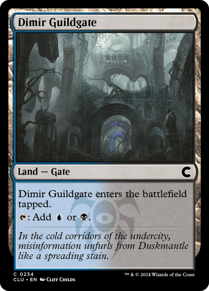 Dimir Guildgate [Ravnica: Clue Edition]