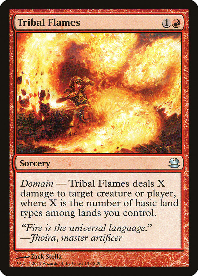Tribal Flames [Modern Masters] | One MTG