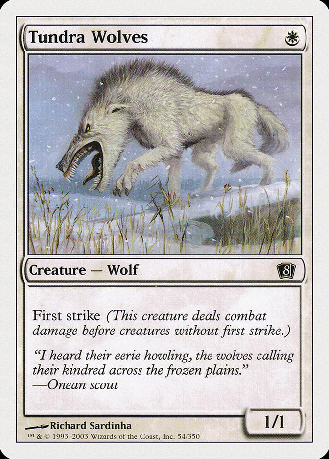 Tundra Wolves [Eighth Edition] | One MTG