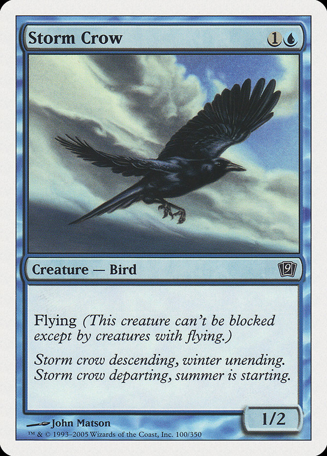 Storm Crow [Ninth Edition] | One MTG