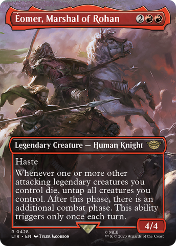 Eomer, Marshal of Rohan (Borderless Alternate Art) [The Lord of the Rings: Tales of Middle-Earth]