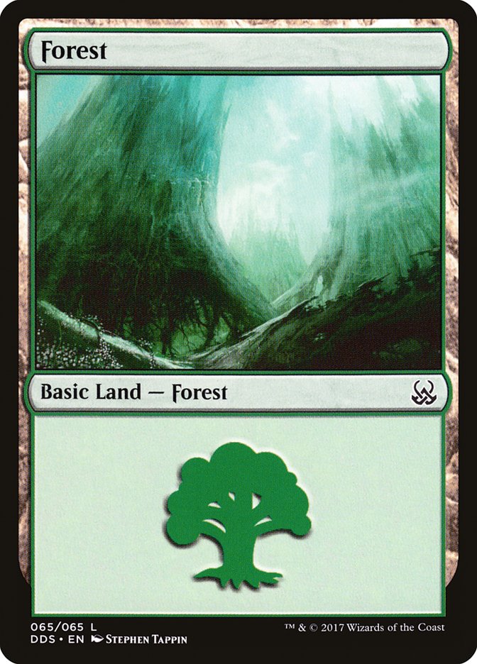 Forest (65) [Duel Decks: Mind vs. Might] | One MTG