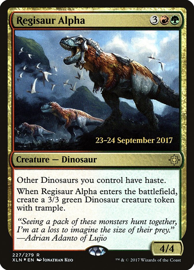 Regisaur Alpha [Ixalan Prerelease Promos] | One MTG