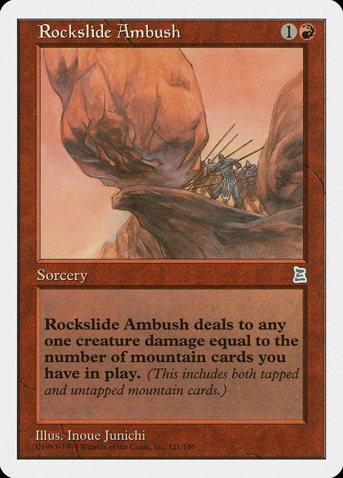 Rockslide Ambush [Portal Three Kingdoms] | One MTG