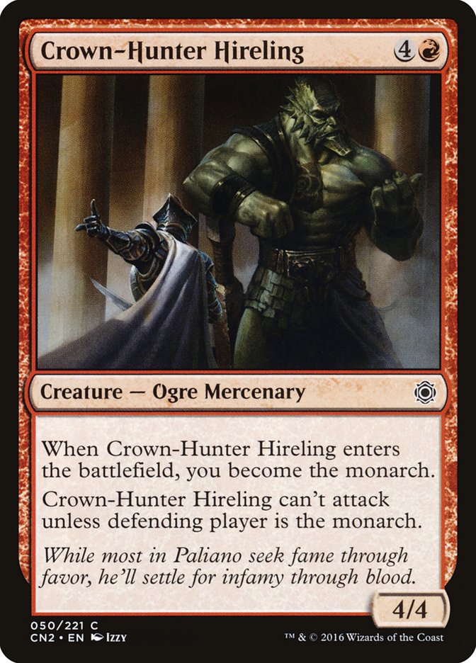 Crown-Hunter Hireling [Conspiracy: Take the Crown] | One MTG