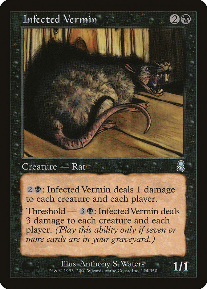 Infected Vermin [Odyssey] | One MTG