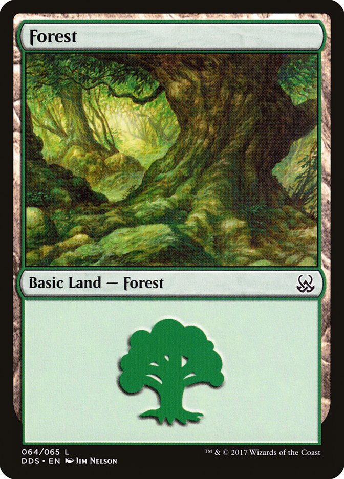 Forest (64) [Duel Decks: Mind vs. Might] | One MTG