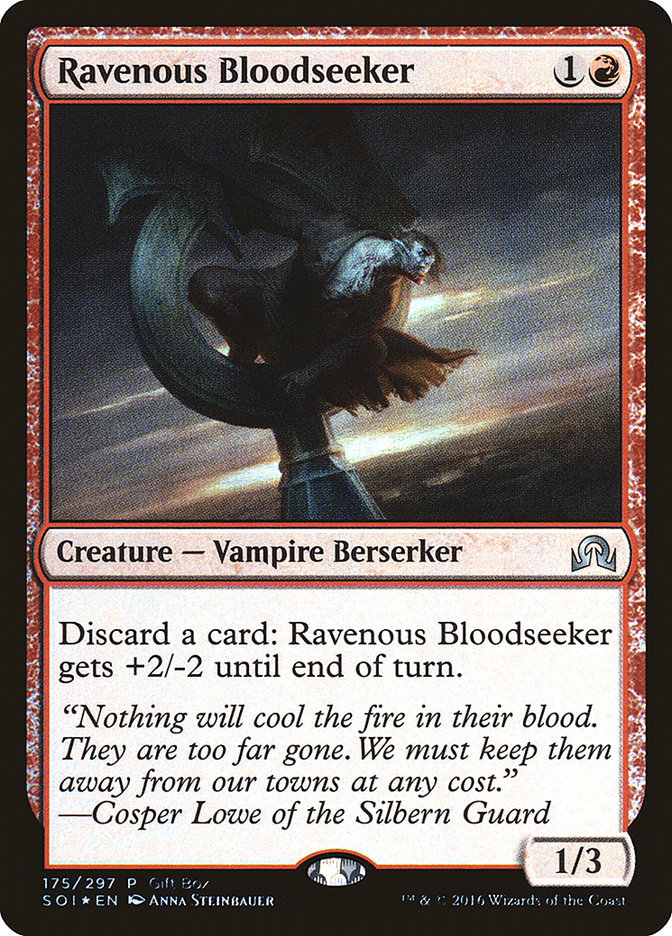 Ravenous Bloodseeker (Gift Box) [Shadows over Innistrad Promos] | One MTG