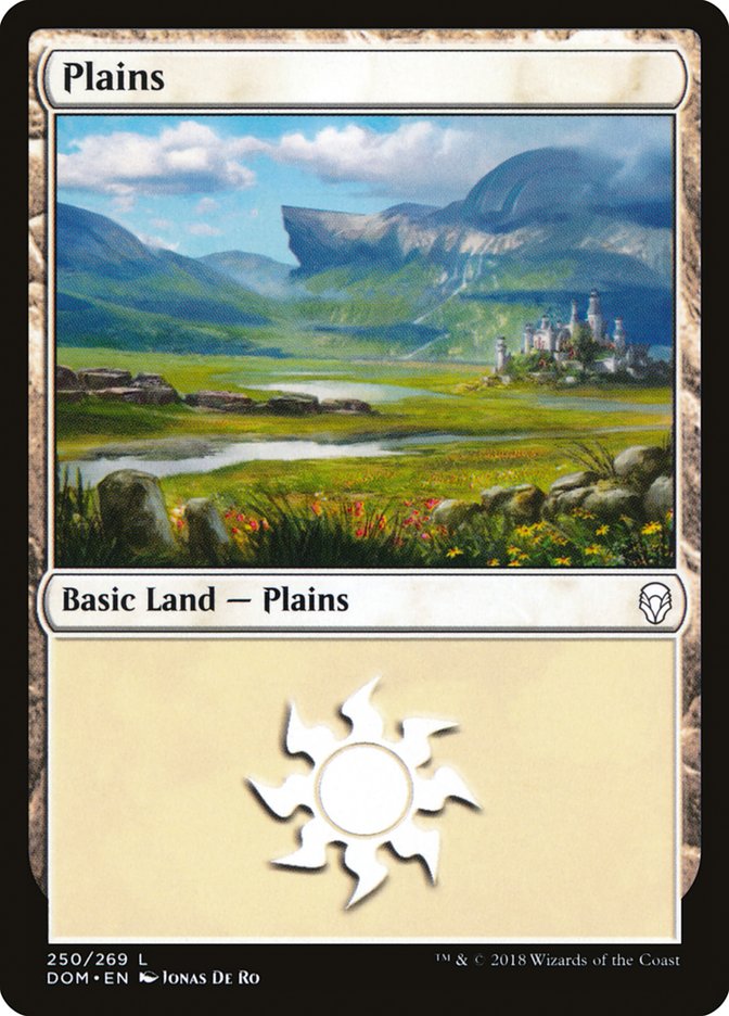 Plains (250) [Dominaria] | One MTG