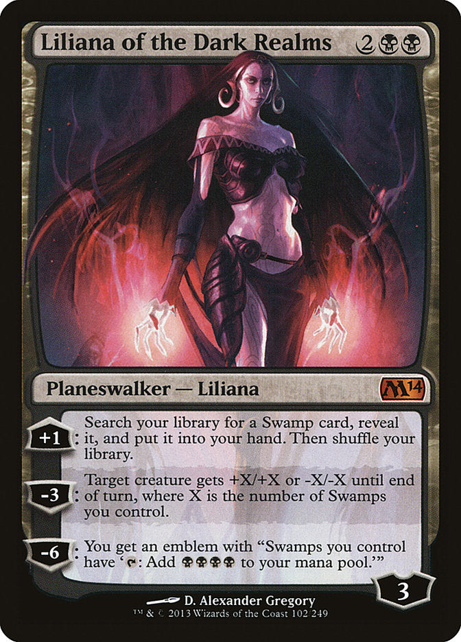 Liliana of the Dark Realms [Magic 2014] | One MTG