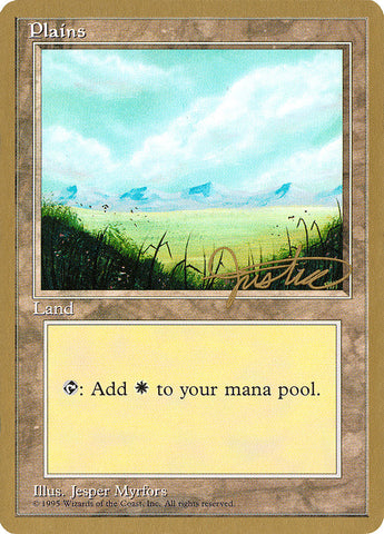 Plains (mj366) (Mark Justice) [Pro Tour Collector Set]