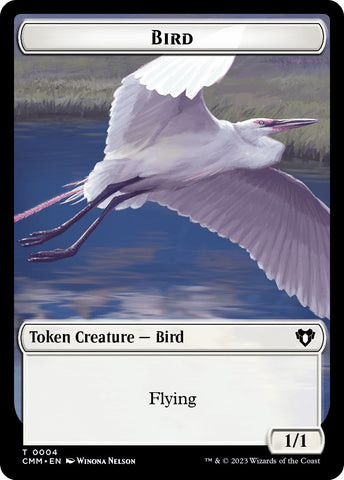 Bird // Phyrexian Myr Double-Sided Token [Commander Masters Tokens]