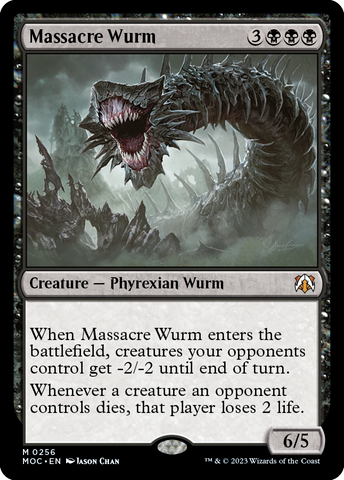 Massacre Wurm [March of the Machine Commander]