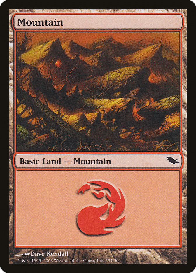 Mountain (294) [Shadowmoor] | One MTG