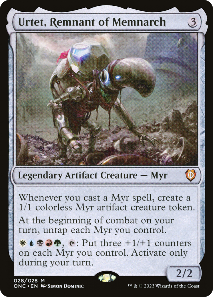 Urtet, Remnant of Memnarch [Phyrexia: All Will Be One Commander] | One MTG