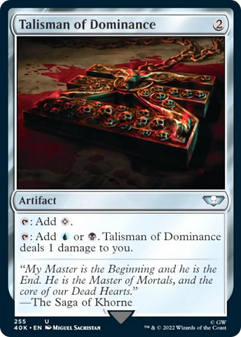 Talisman of Dominance (255) [Warhammer 40,000]