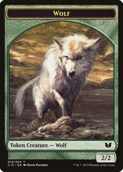 Spider // Wolf Double-Sided Token [Commander 2015 Tokens]