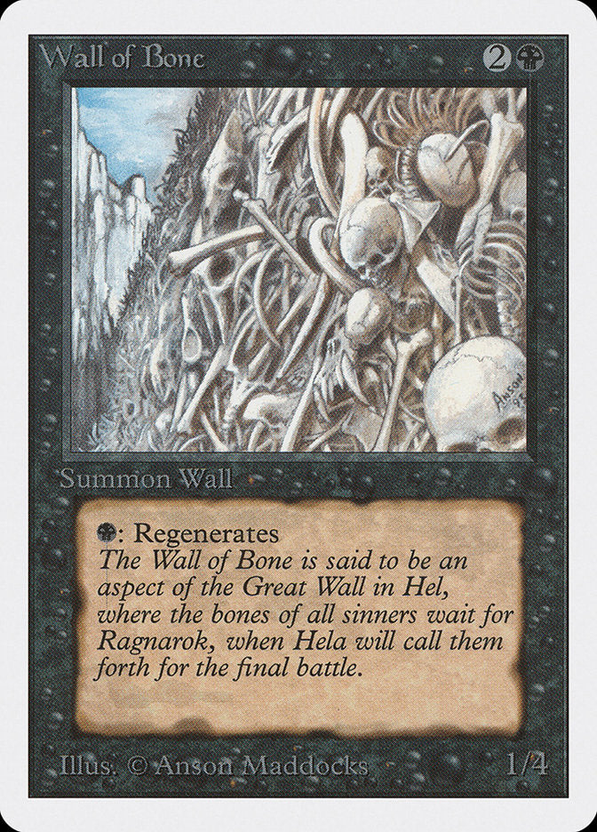 Wall of Bone [Unlimited Edition]
