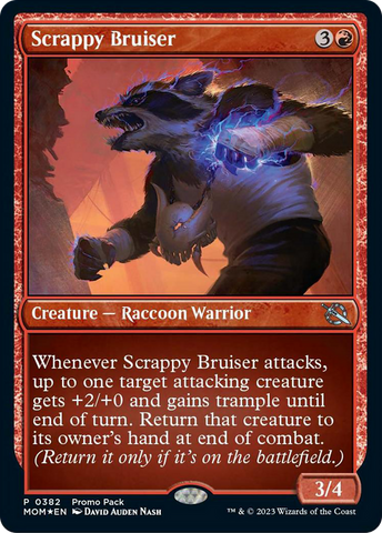 Scrappy Bruiser (Promo Pack) [March of the Machine Promos]