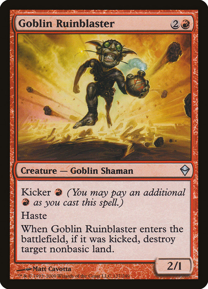 Goblin Ruinblaster [Zendikar] | One MTG