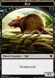 Rat // Cat Double-Sided Token [Commander 2017 Tokens]