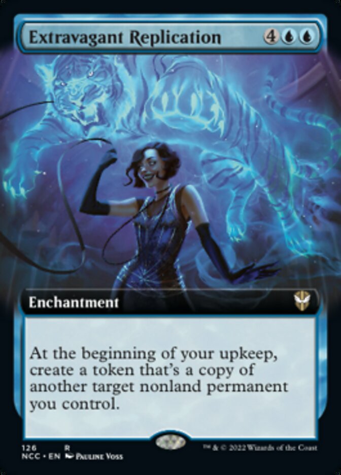 Extravagant Replication (Extended Art) [Streets of New Capenna Commander]