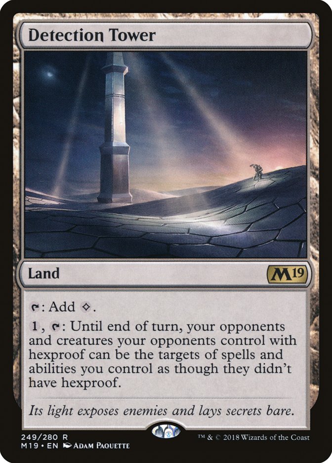 Detection Tower [Core Set 2019] | One MTG