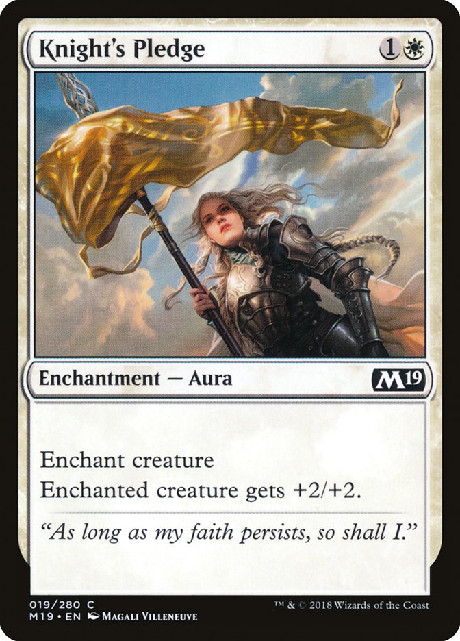 Knight's Pledge [Core Set 2019]